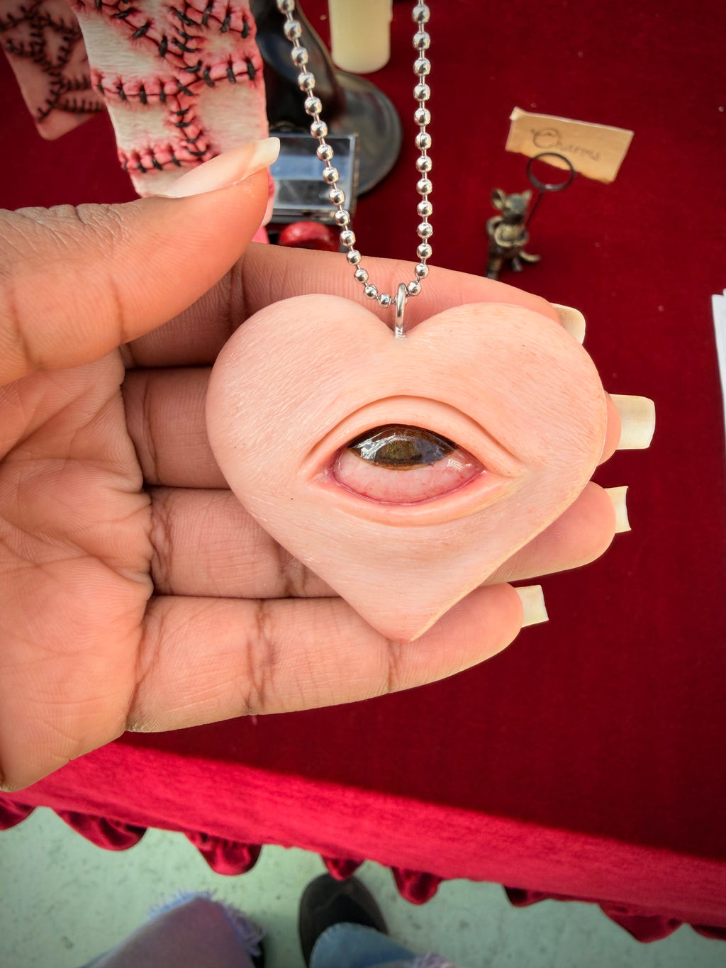 Heart Eye Pendant